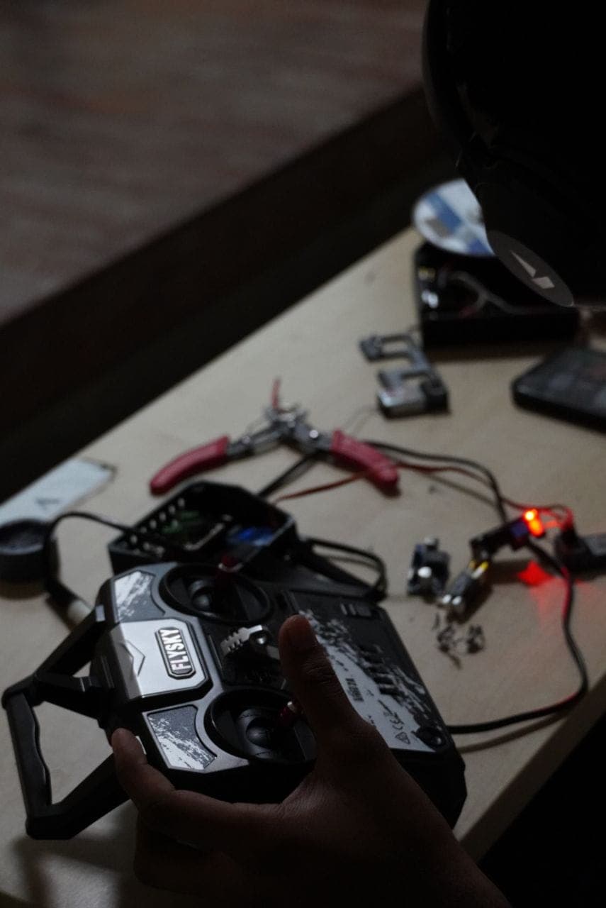Remote controller transmitter and testing circuits